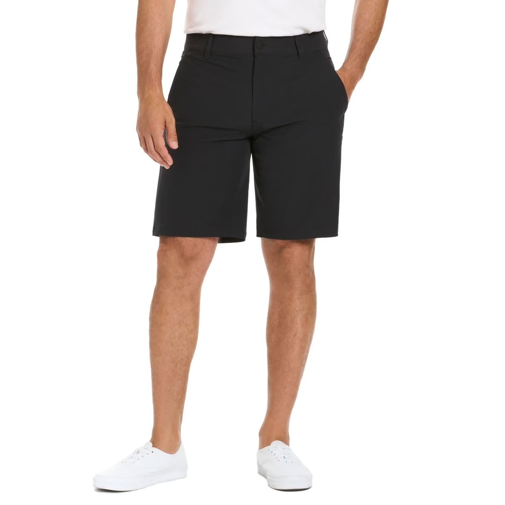 Hurley Mens Trek Hybrid Short Size 36 Black 4-Way Stretch Water Repellant